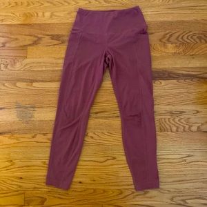 Pink leggings in a size small